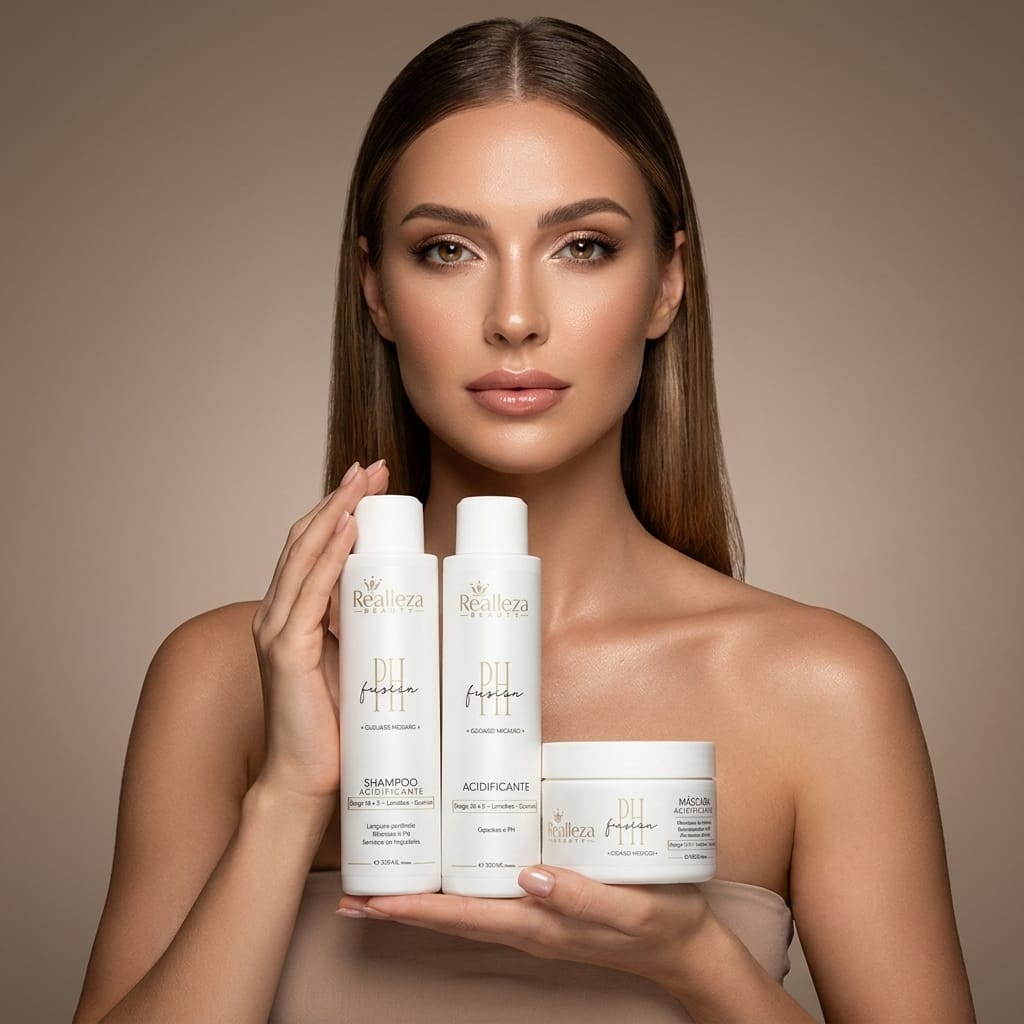 Kit Linha Capilar PH Fusion Cuidado Imediato para Cabelos Danificados – Realleza Beauty